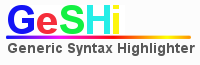 Подсветка кода GeSHi в Joomla 3